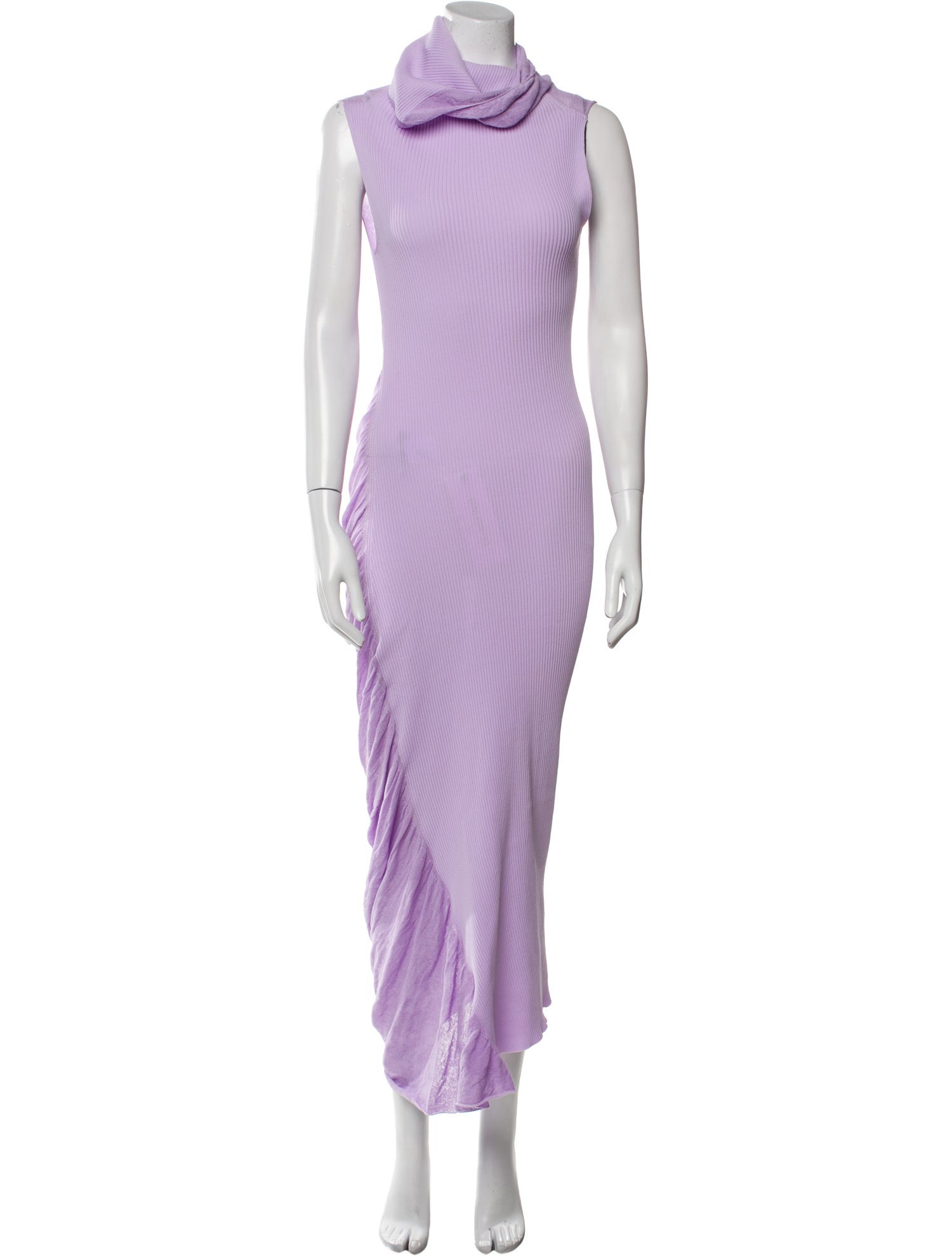 Issey Miyake Turtleneck Long Dress