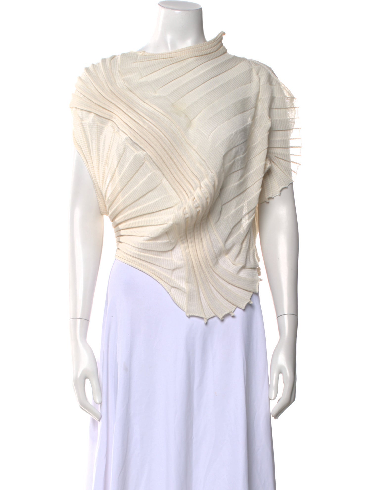 Issey Miyake 2024 Cowl Neck Top