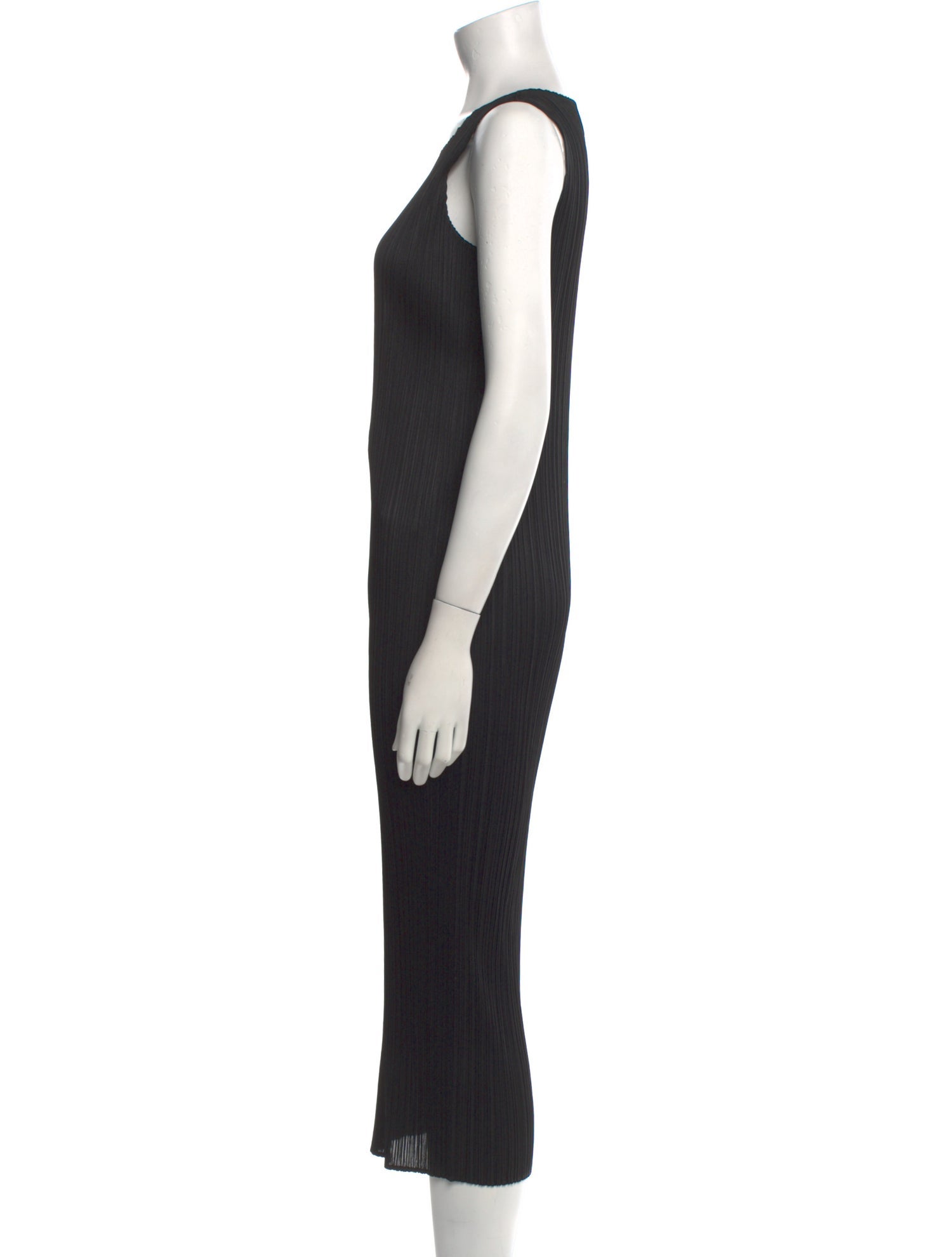 Issey Miyake Scoop Neck Long Dress