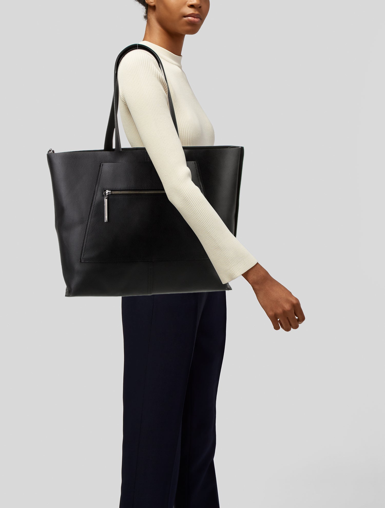 Issey Miyake Leather Tote