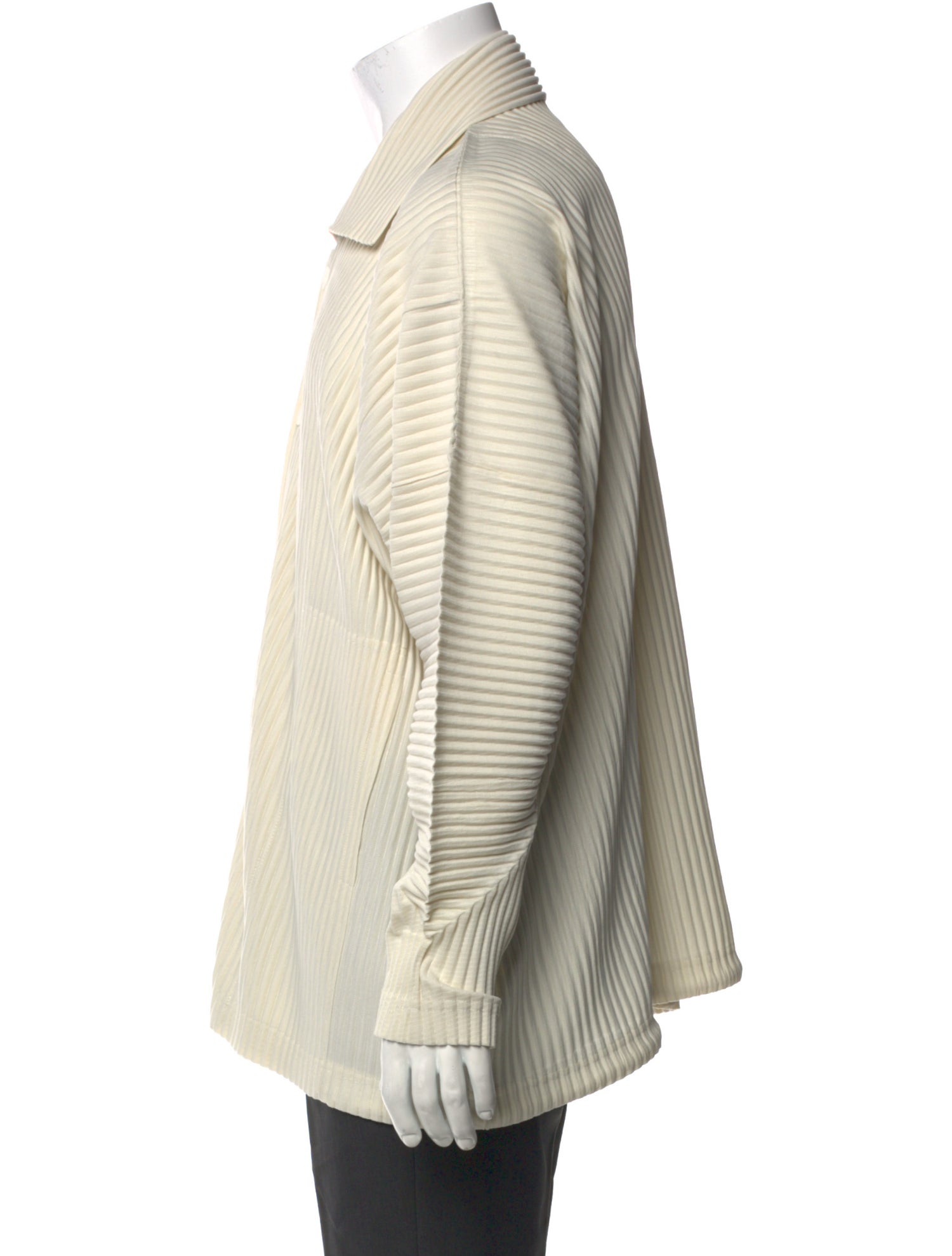 Issey Miyake Striped Long Sleeve Shirt