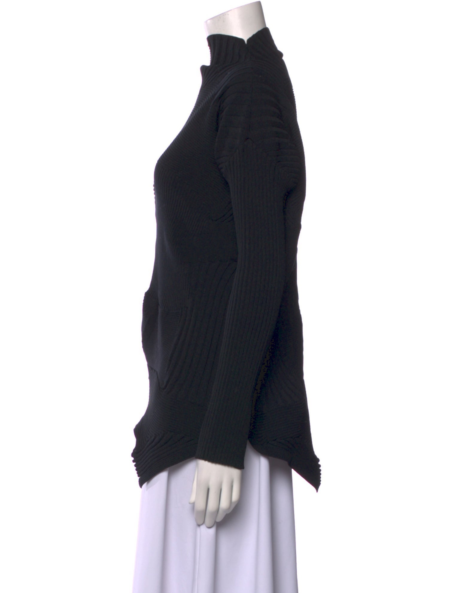 Issey Miyake Mock Neck Sweater
