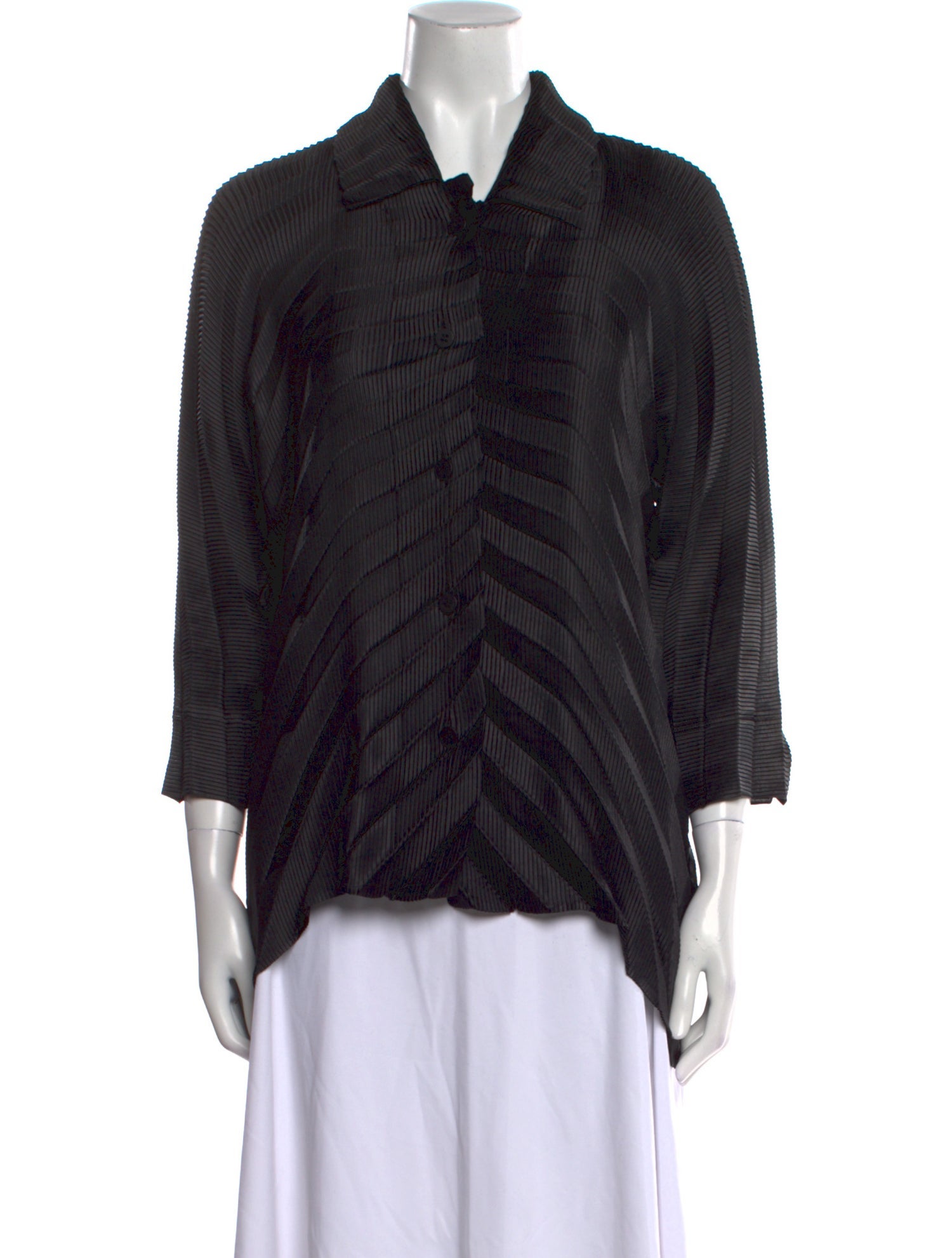 Issey Miyake 2018 Printed Blouse