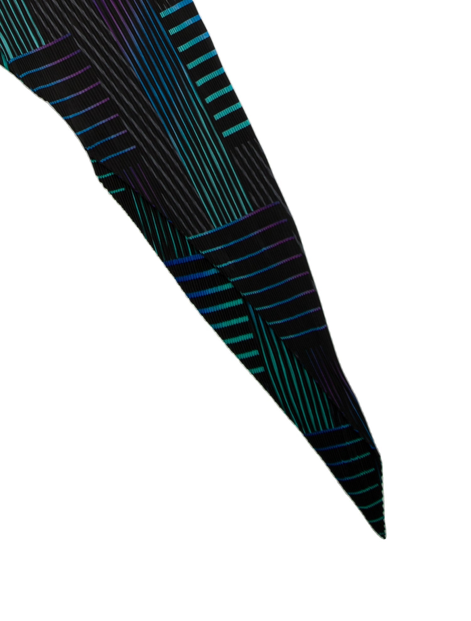 Issey Miyake Striped Scarf