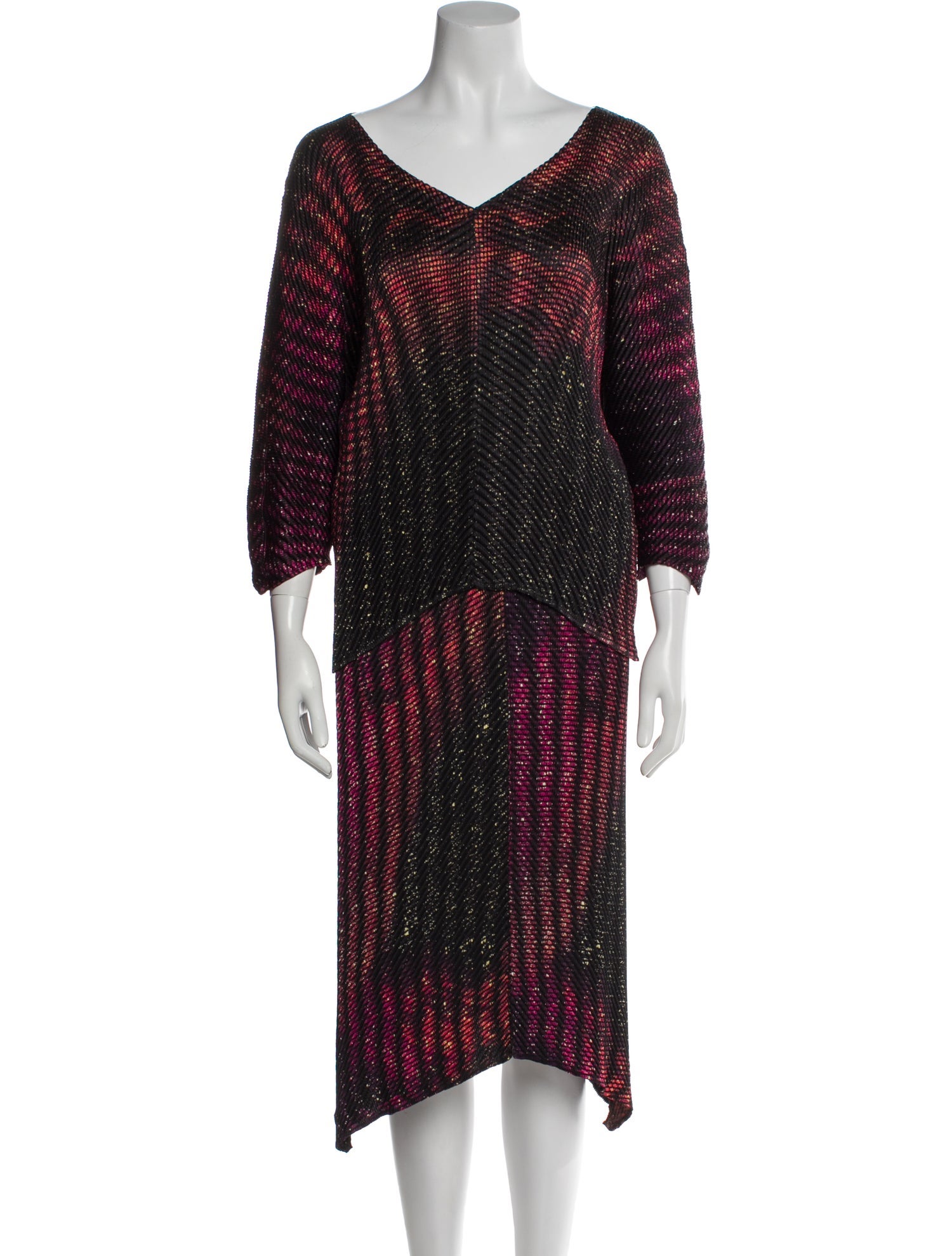 Issey Miyake 2016 Tie-Dye Print Skirt Set