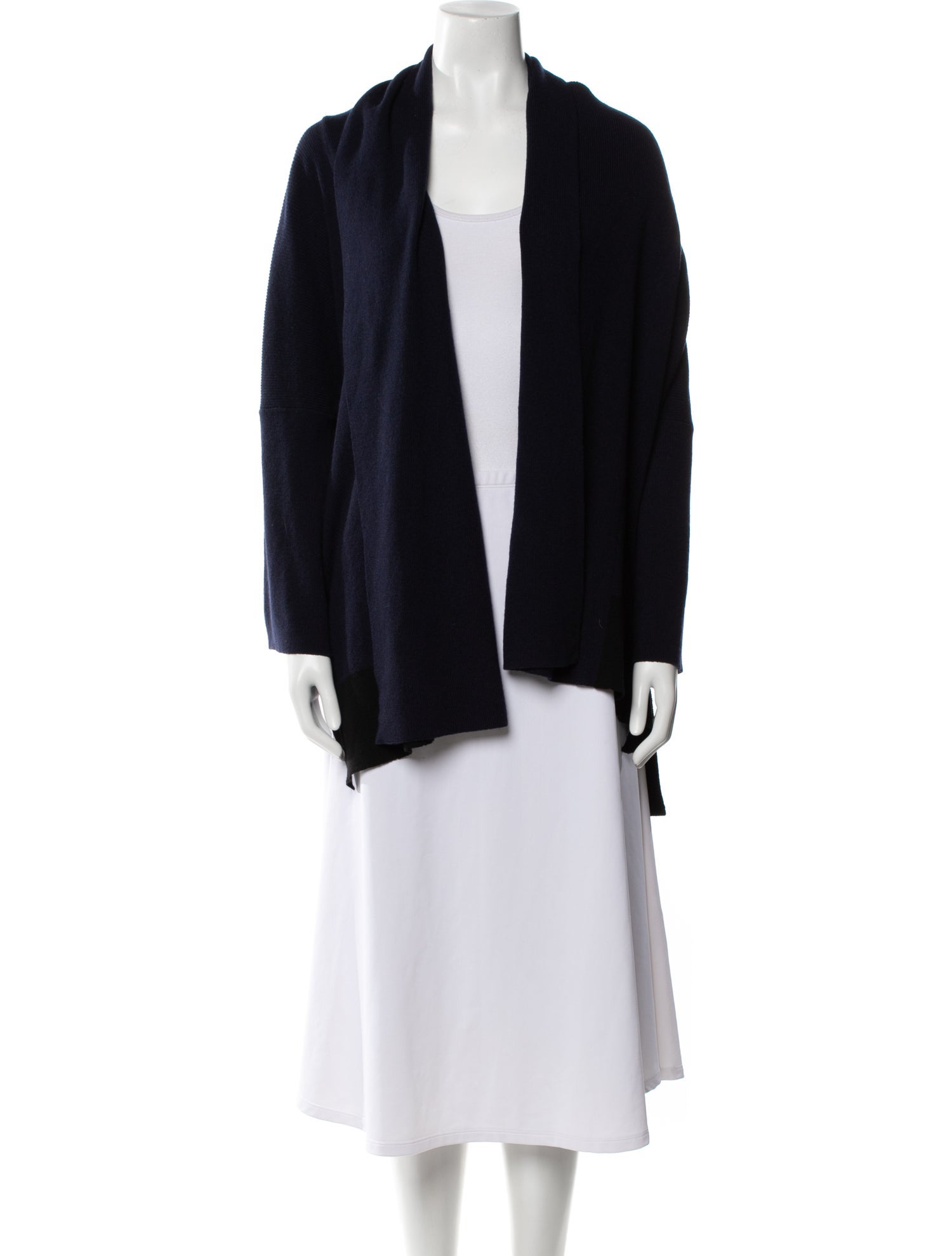 Issey Miyake Cashmere Open Front Sweater