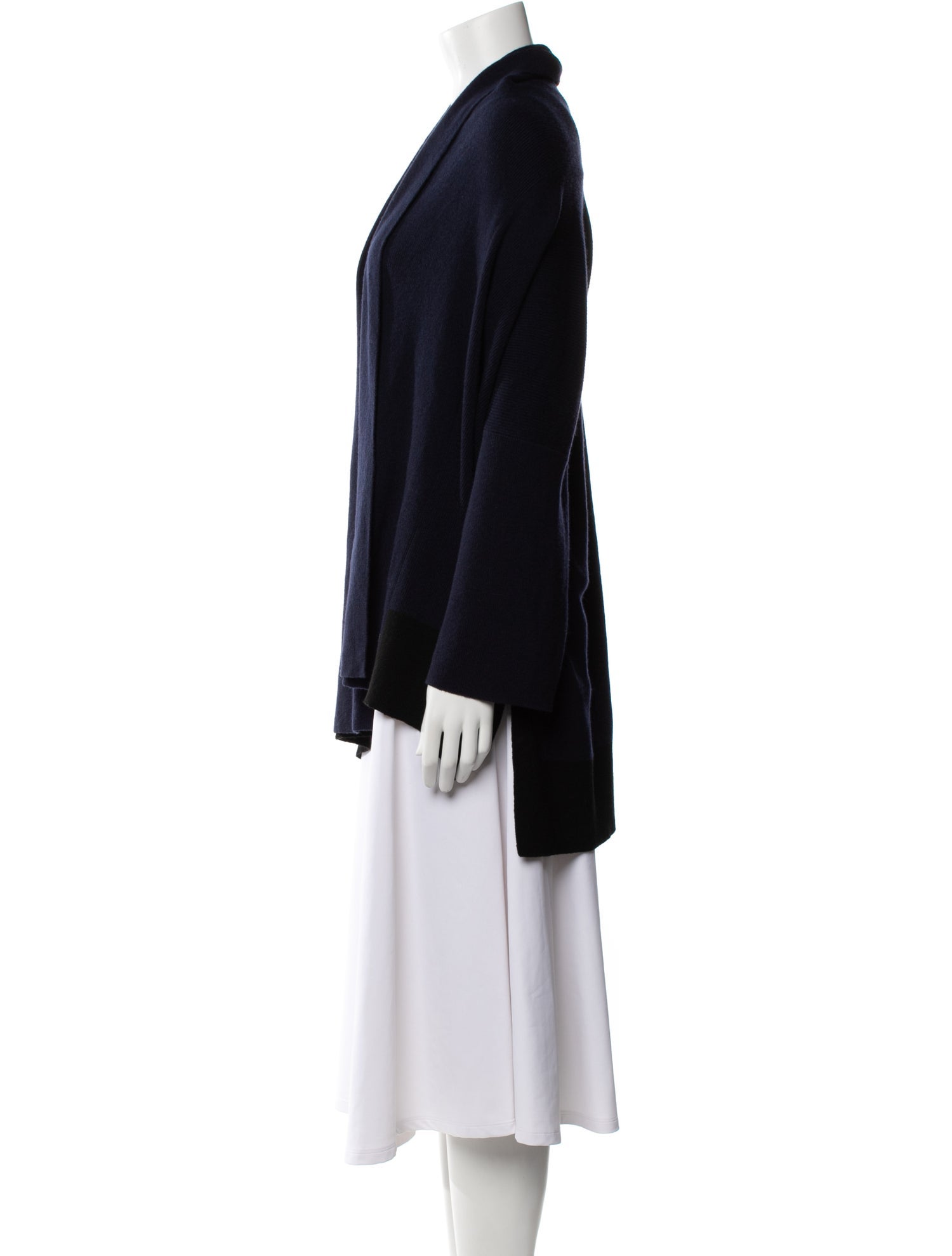 Issey Miyake Cashmere Open Front Sweater