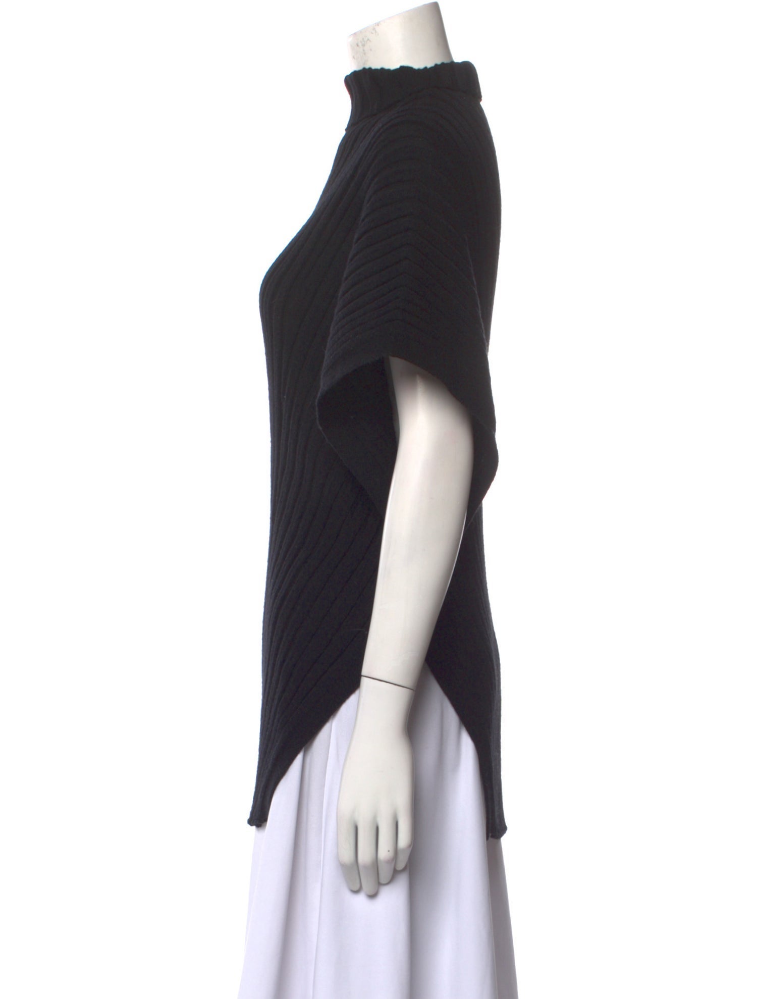 Issey Miyake Wool Mock Neck Sweater