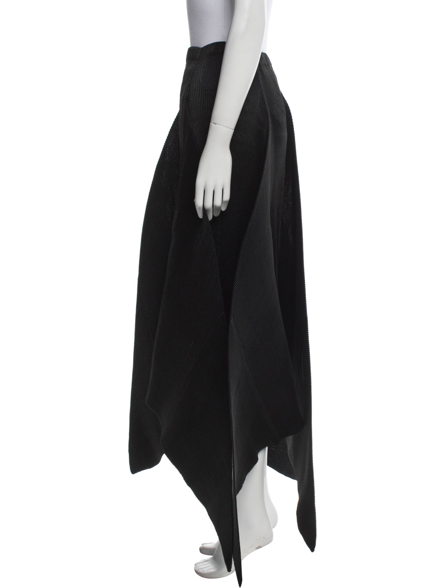 Issey Miyake Pleated Accents Long Skirt