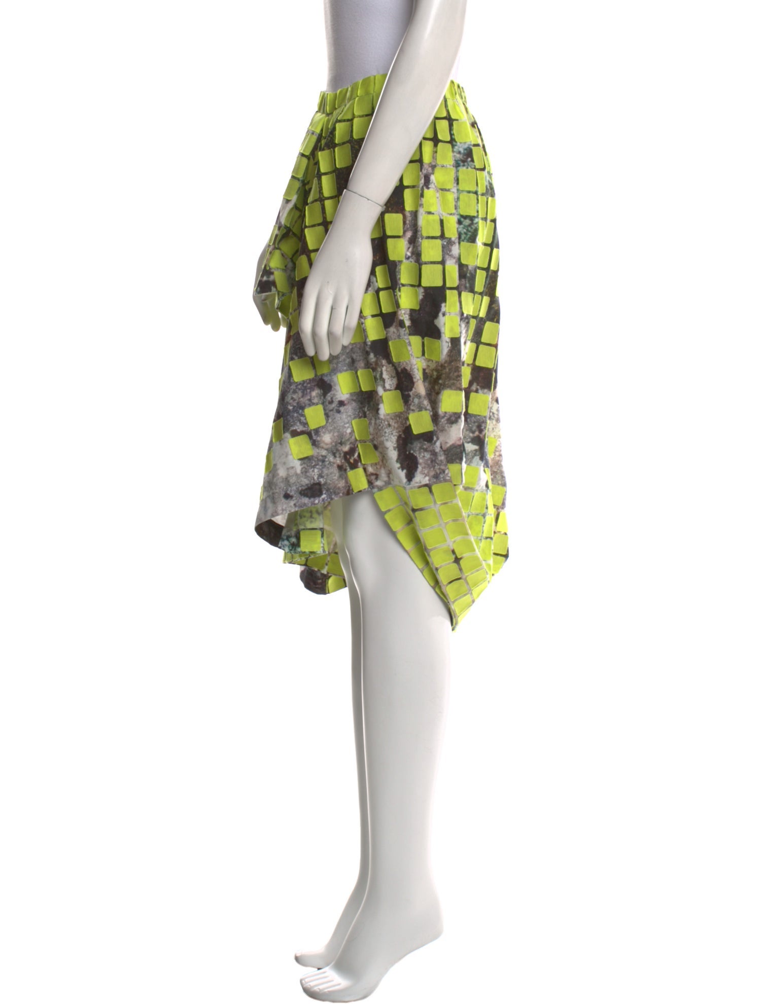 Issey Miyake Printed Knee-Length Skirt