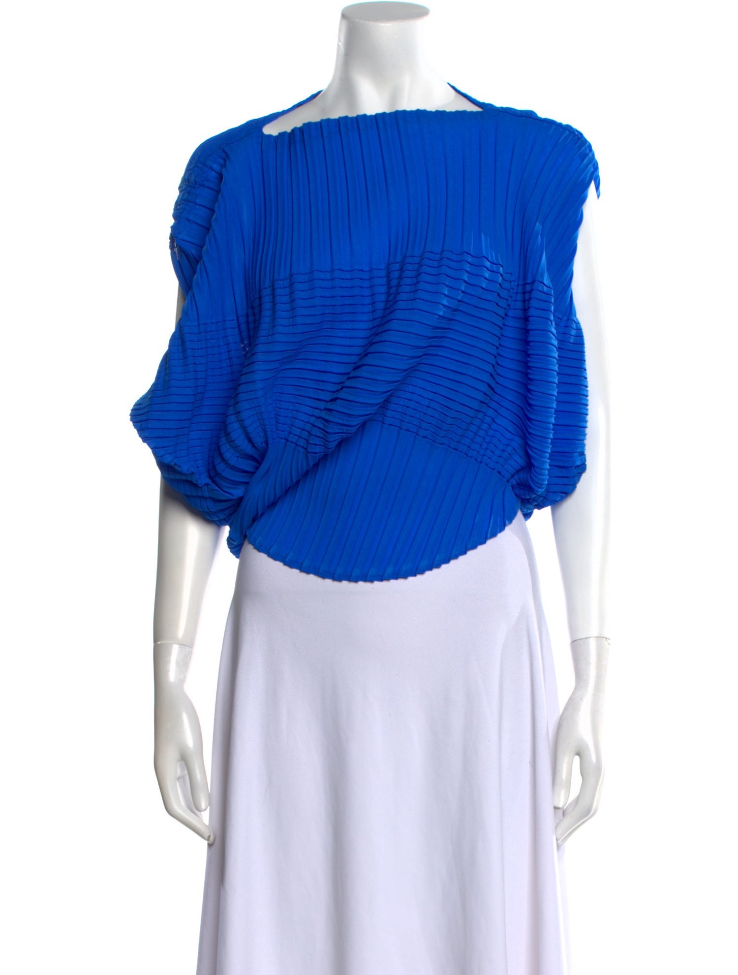 Issey Miyake 2024 Bateau Neckline Crop Top