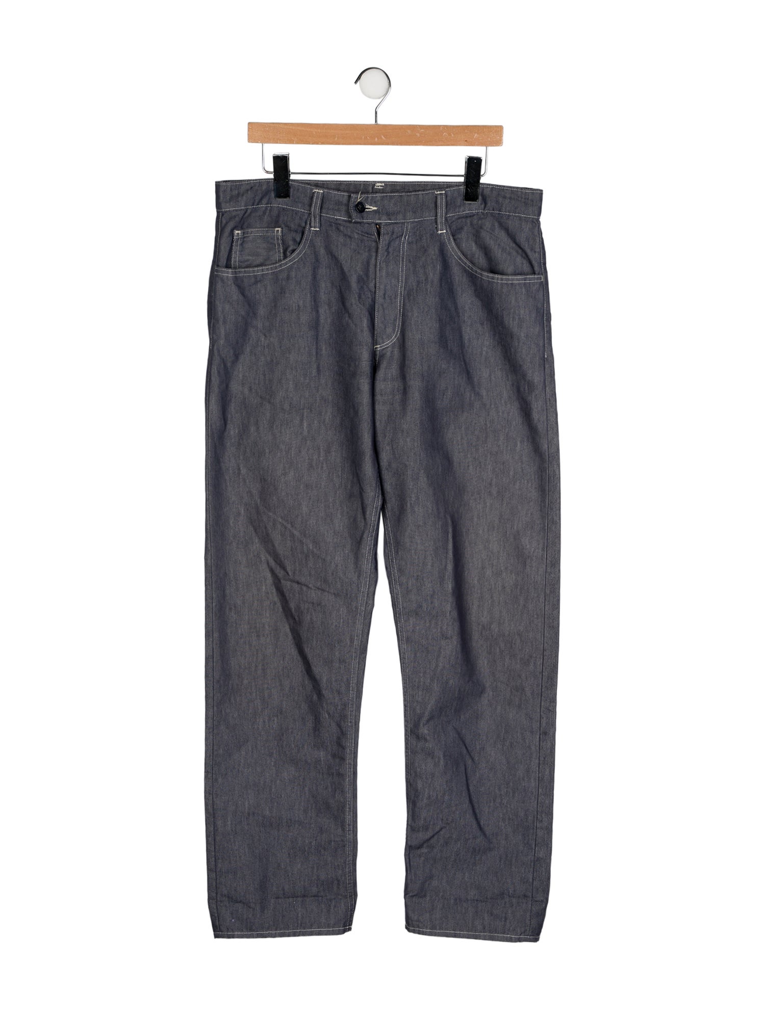 Issey Miyake High-Rise Wide Leg Jeans