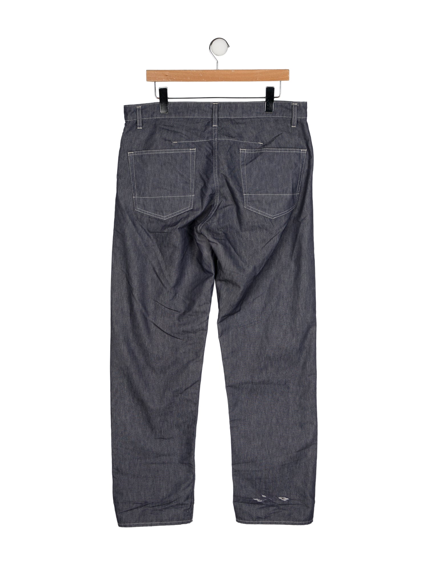 Issey Miyake High-Rise Wide Leg Jeans