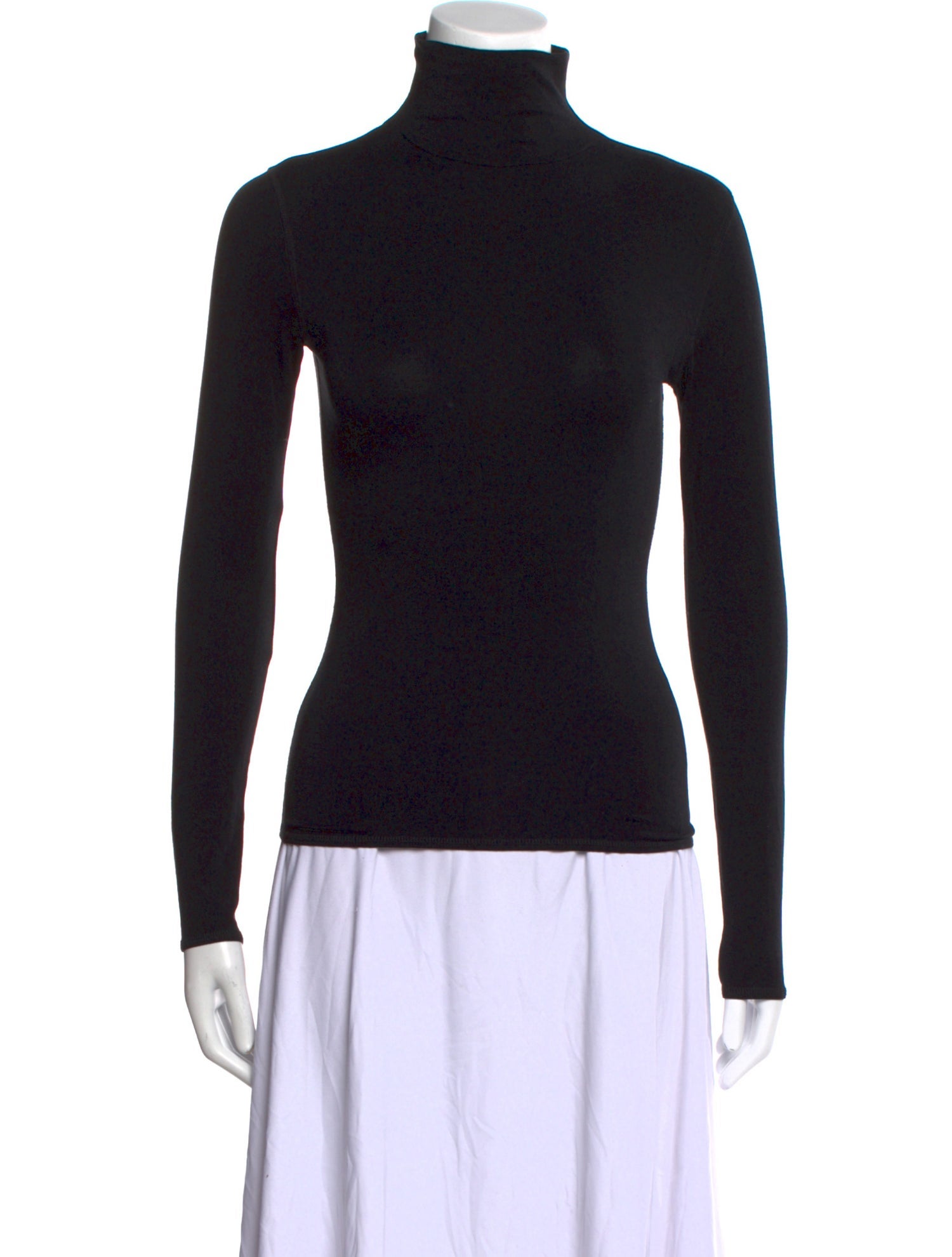 Issey Miyake Turtleneck Long Sleeve Top