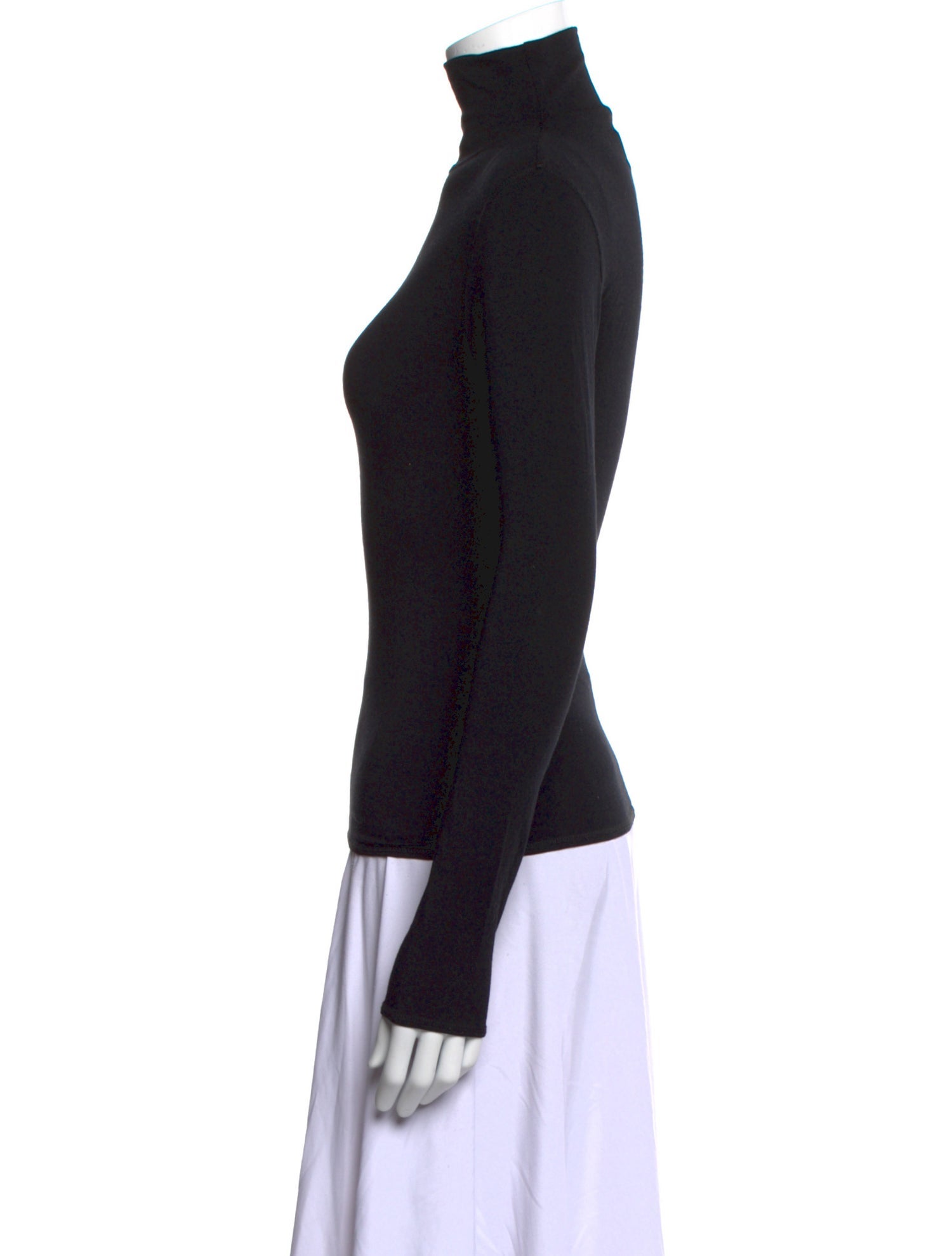 Issey Miyake Turtleneck Long Sleeve Top