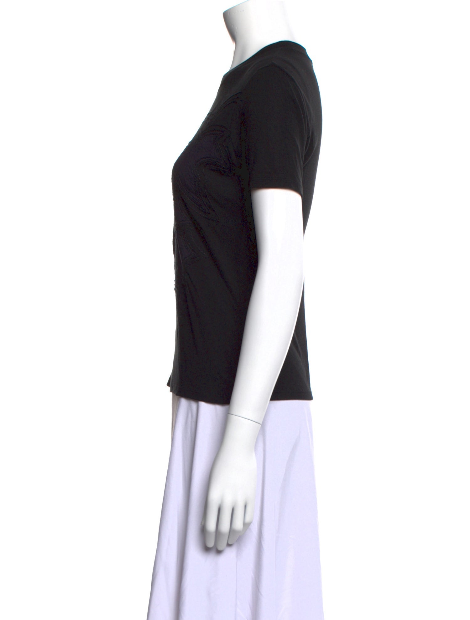 Issey Miyake Crew Neck Short Sleeve T-Shirt