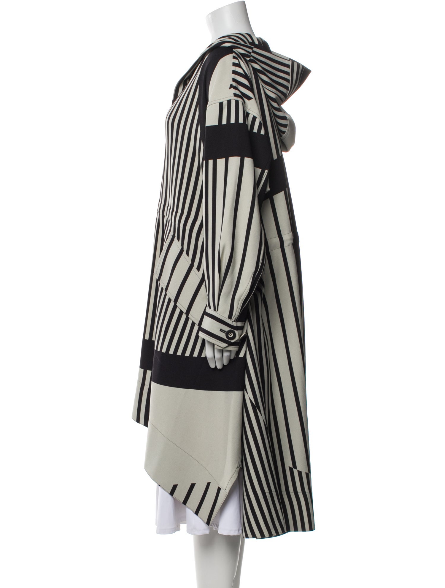 Issey Miyake 2019 Striped Coat