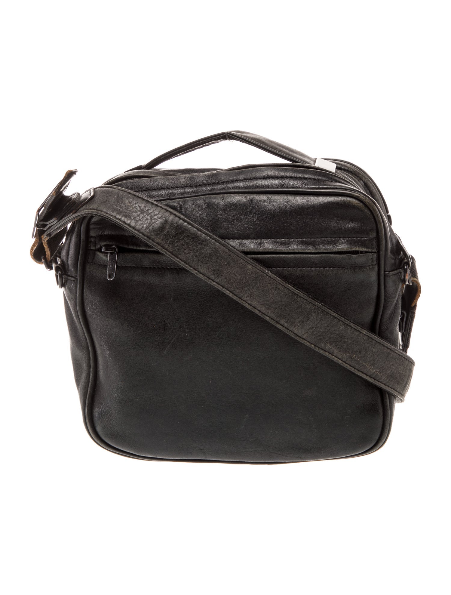 Issey Miyake Leather Crossbody Bag