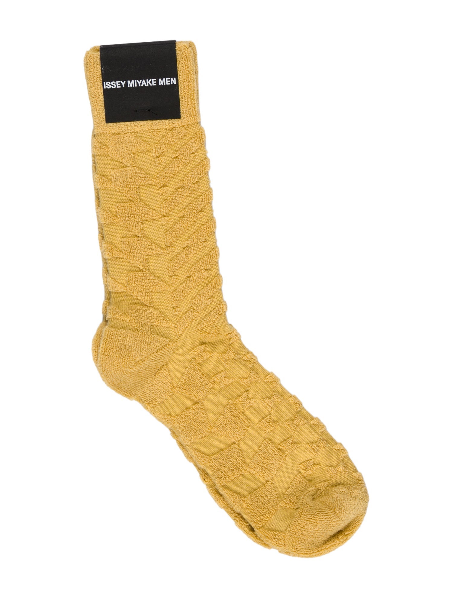 Issey Miyake Geometric Pile Socks w/ Tags