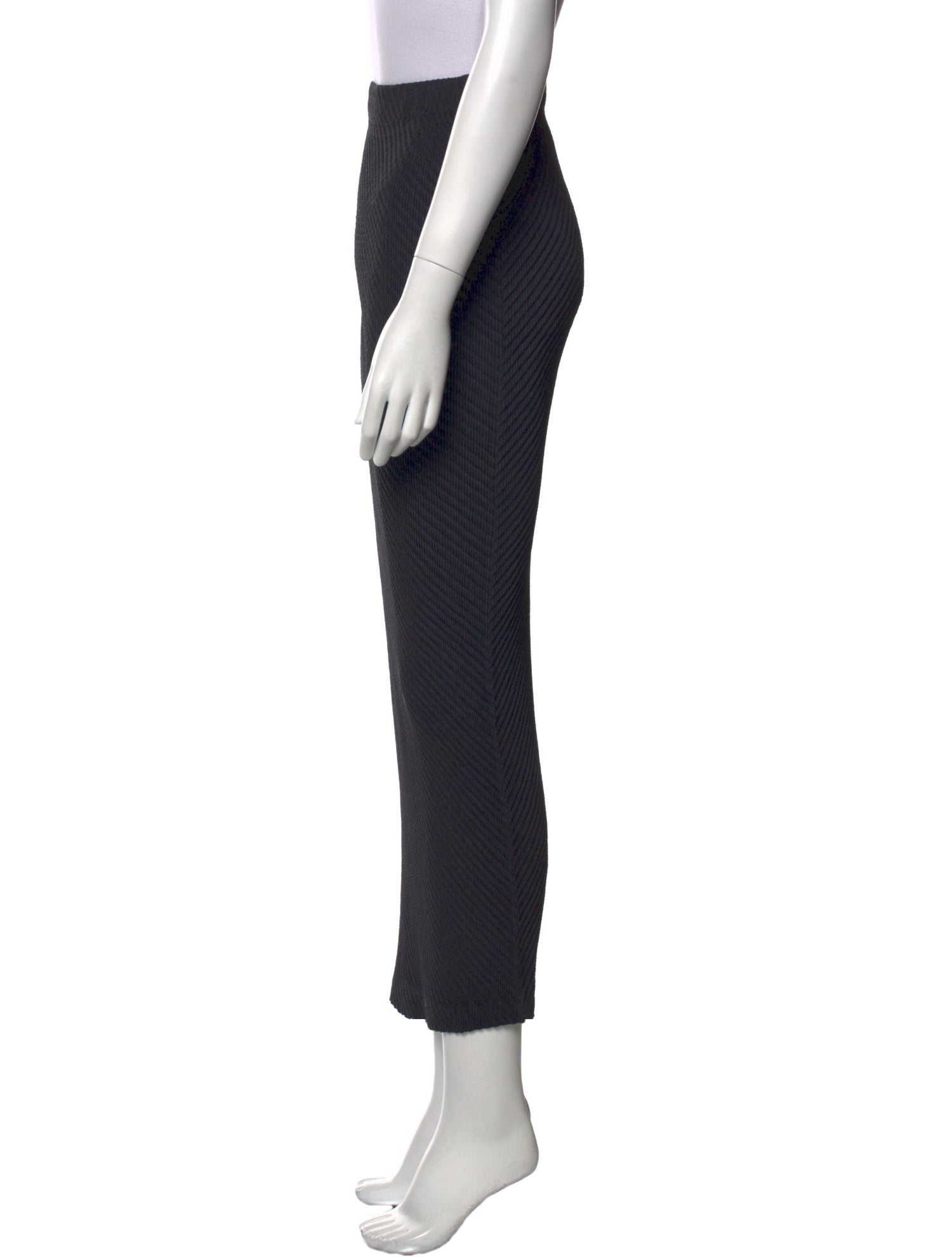 Issey Miyake Pleated Accents Midi Length Skirt