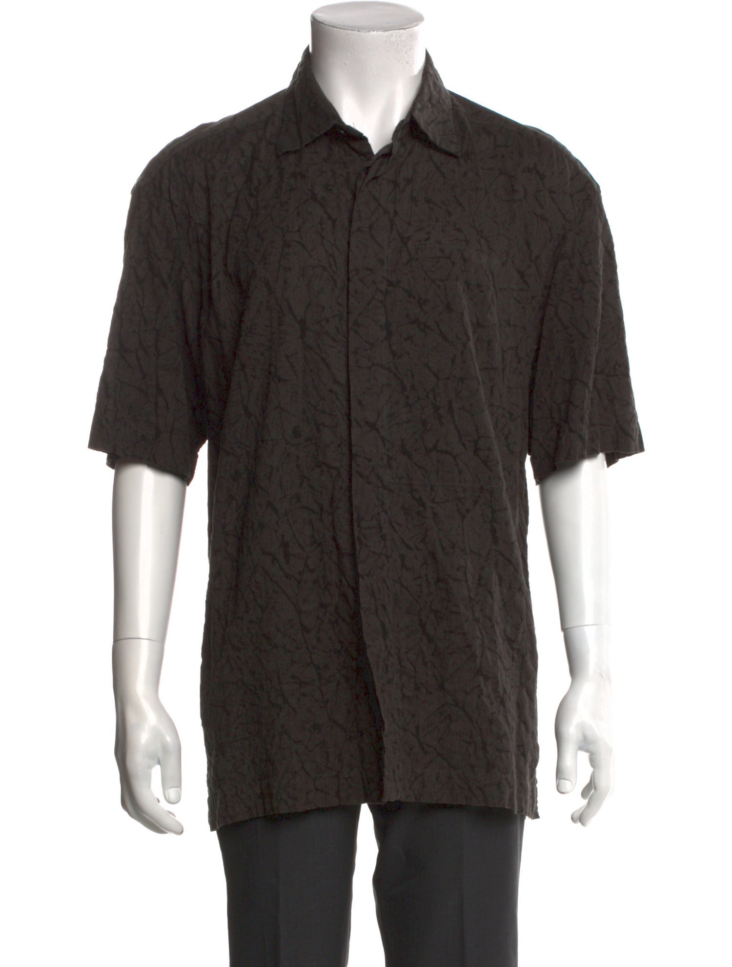 Issey Miyake Printed Short Sleeve Shirt