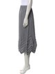Issey Miyake Me Pleated Accents Midi Length Skirt