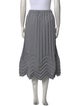 Issey Miyake Me Pleated Accents Midi Length Skirt