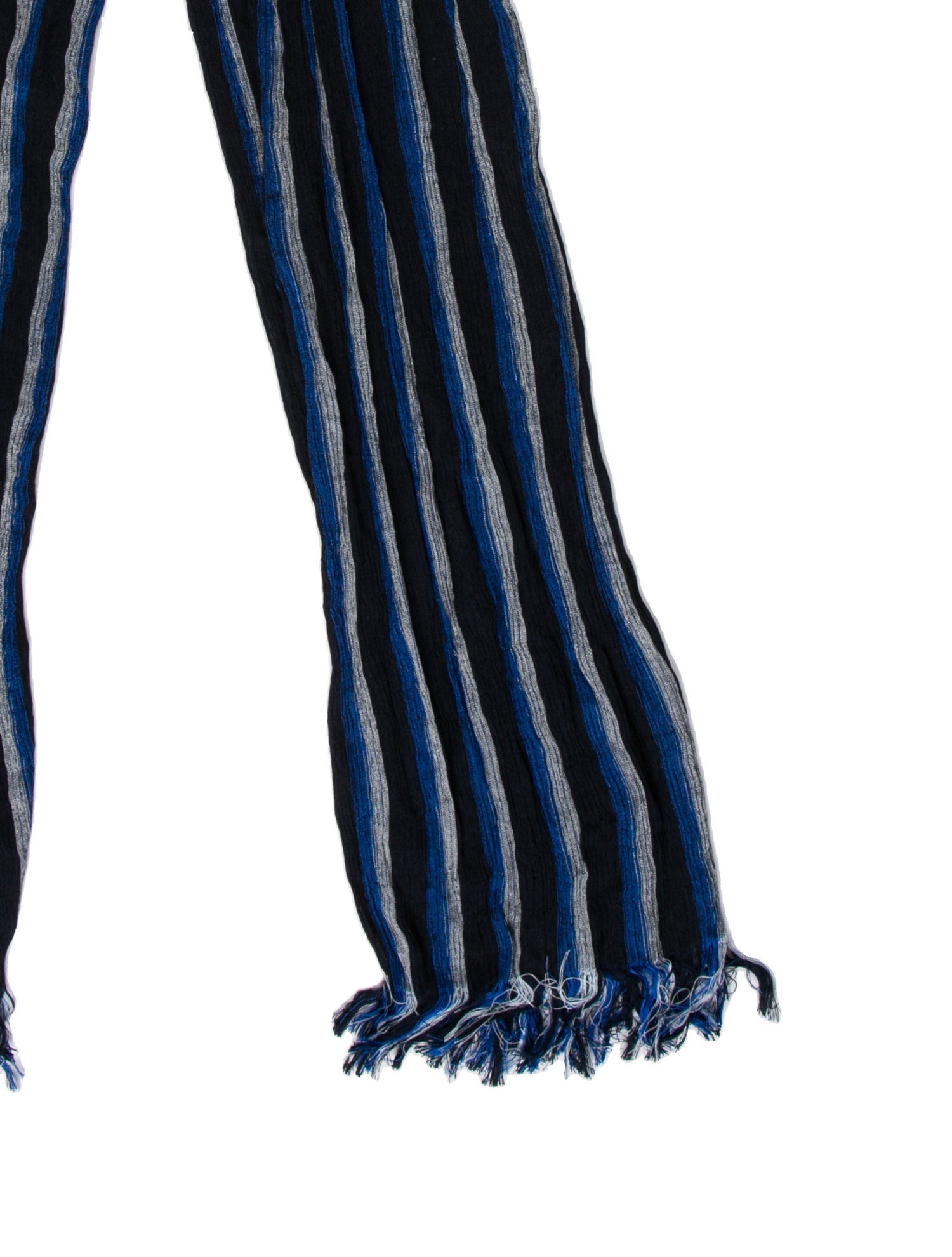 Issey Miyake Striped Scarf