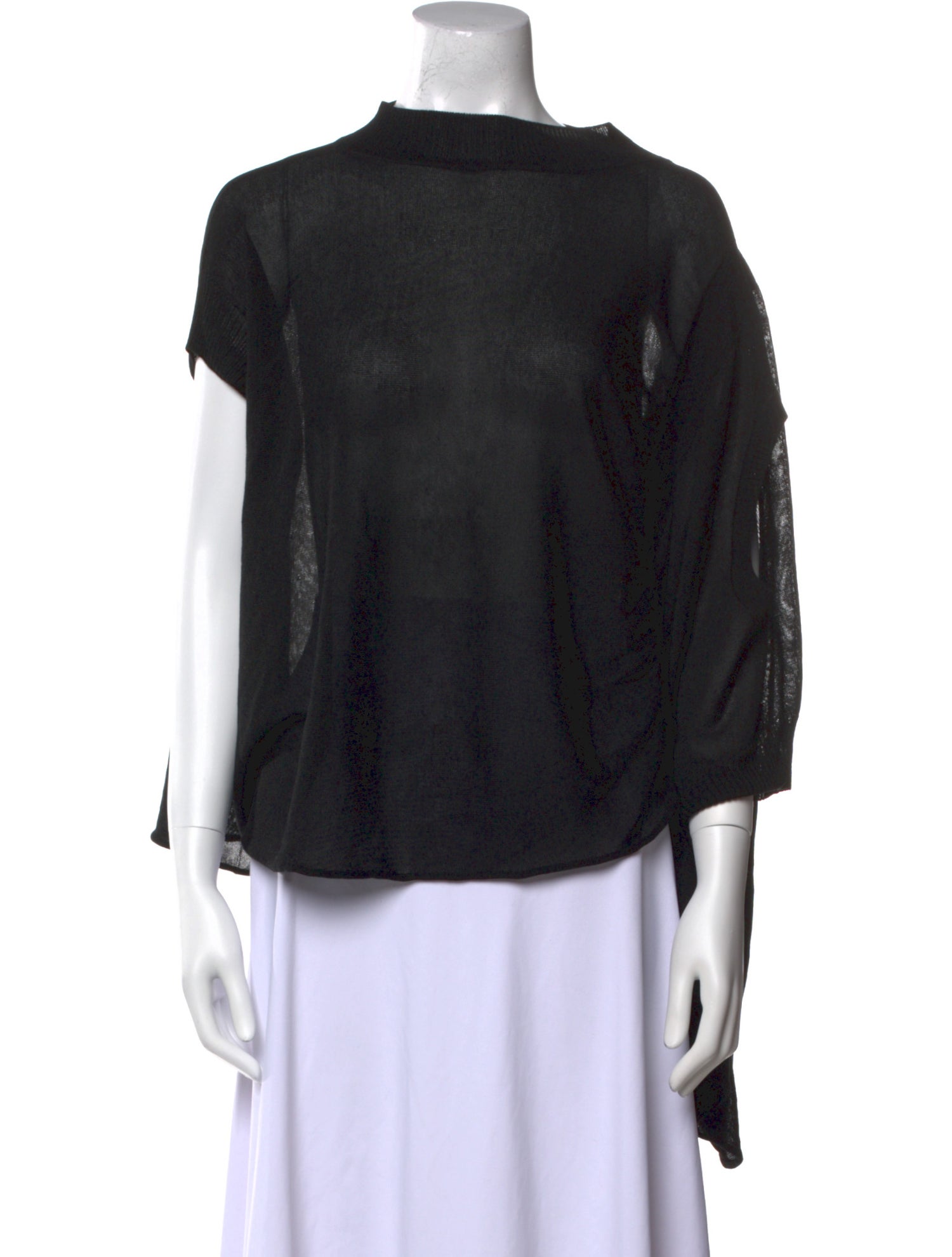 Issey Miyake Mock Neck Sweater