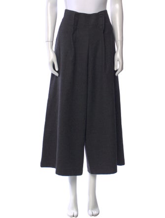 Issey Miyake Wool Wide Leg Pants