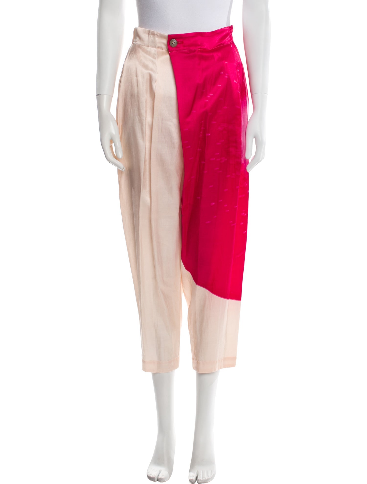 Issey Miyake Nylon Straight Leg Pants