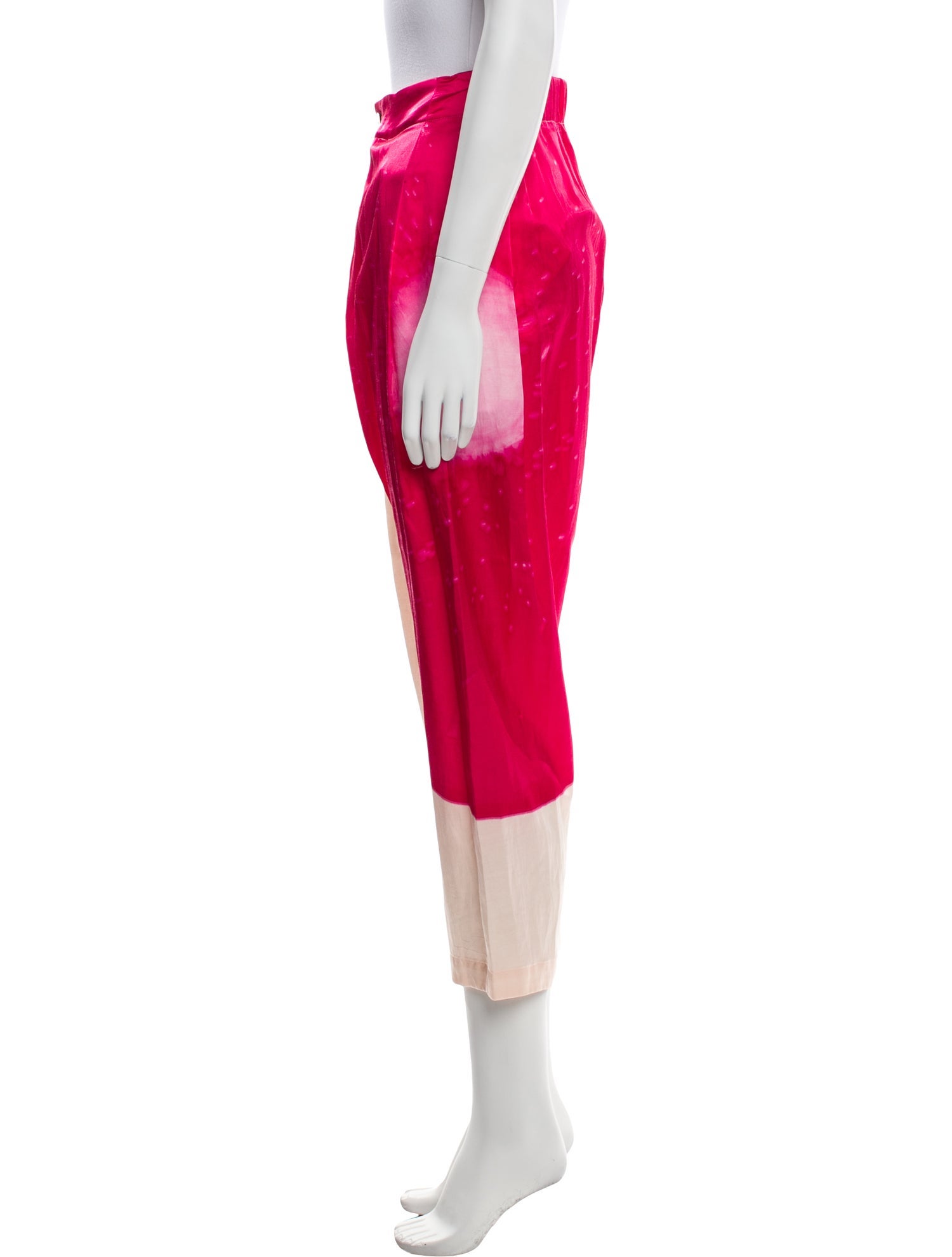 Issey Miyake Nylon Straight Leg Pants