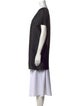 Pleats Please Issey Miyake Cowl Neck Short Sleeve Tunic