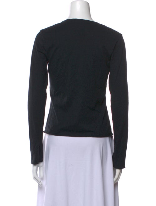 Issey Miyake Crew Neck Long Sleeve Sweatshirt