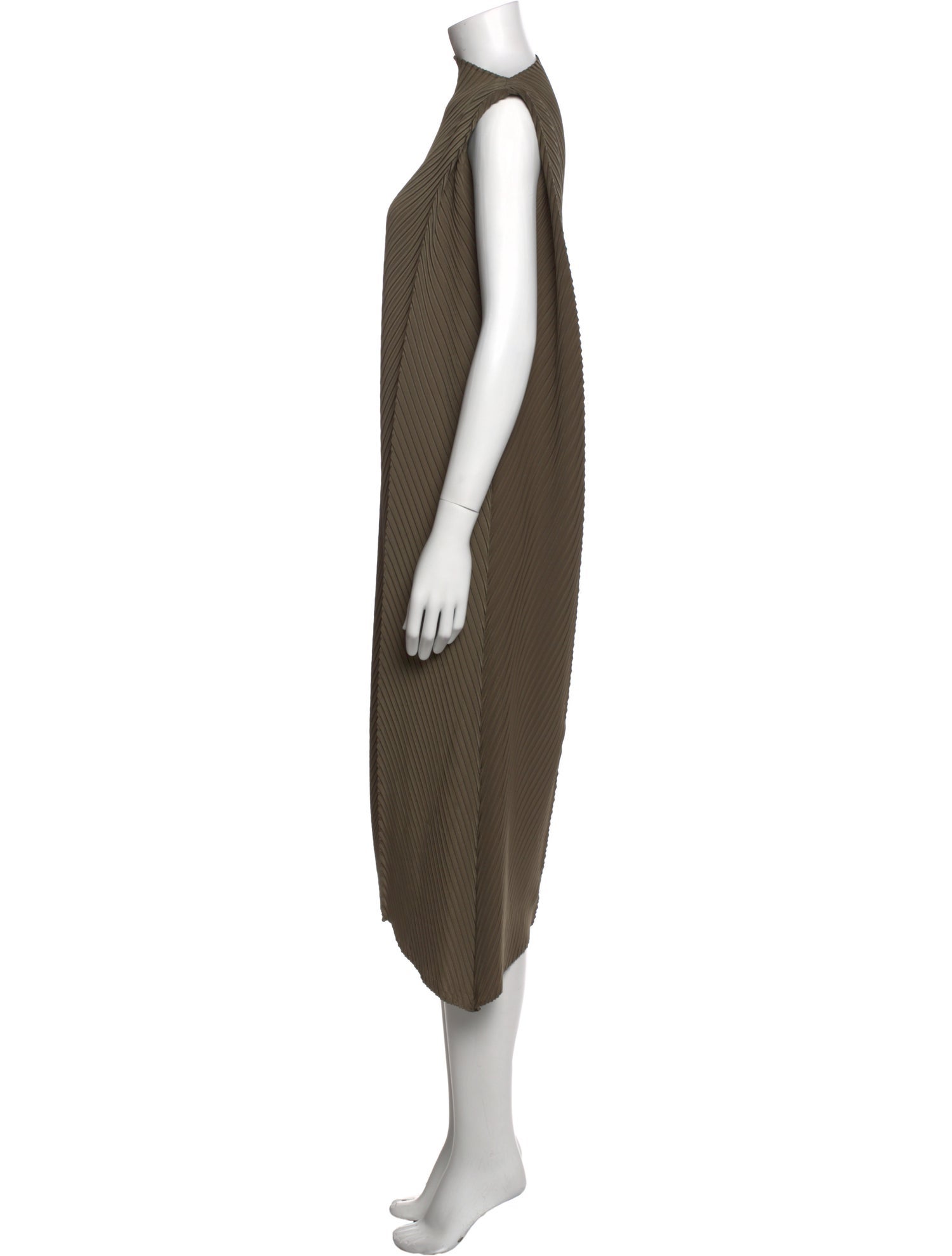 Issey Miyake Turtleneck Knee-Length Dress w/ Tags
