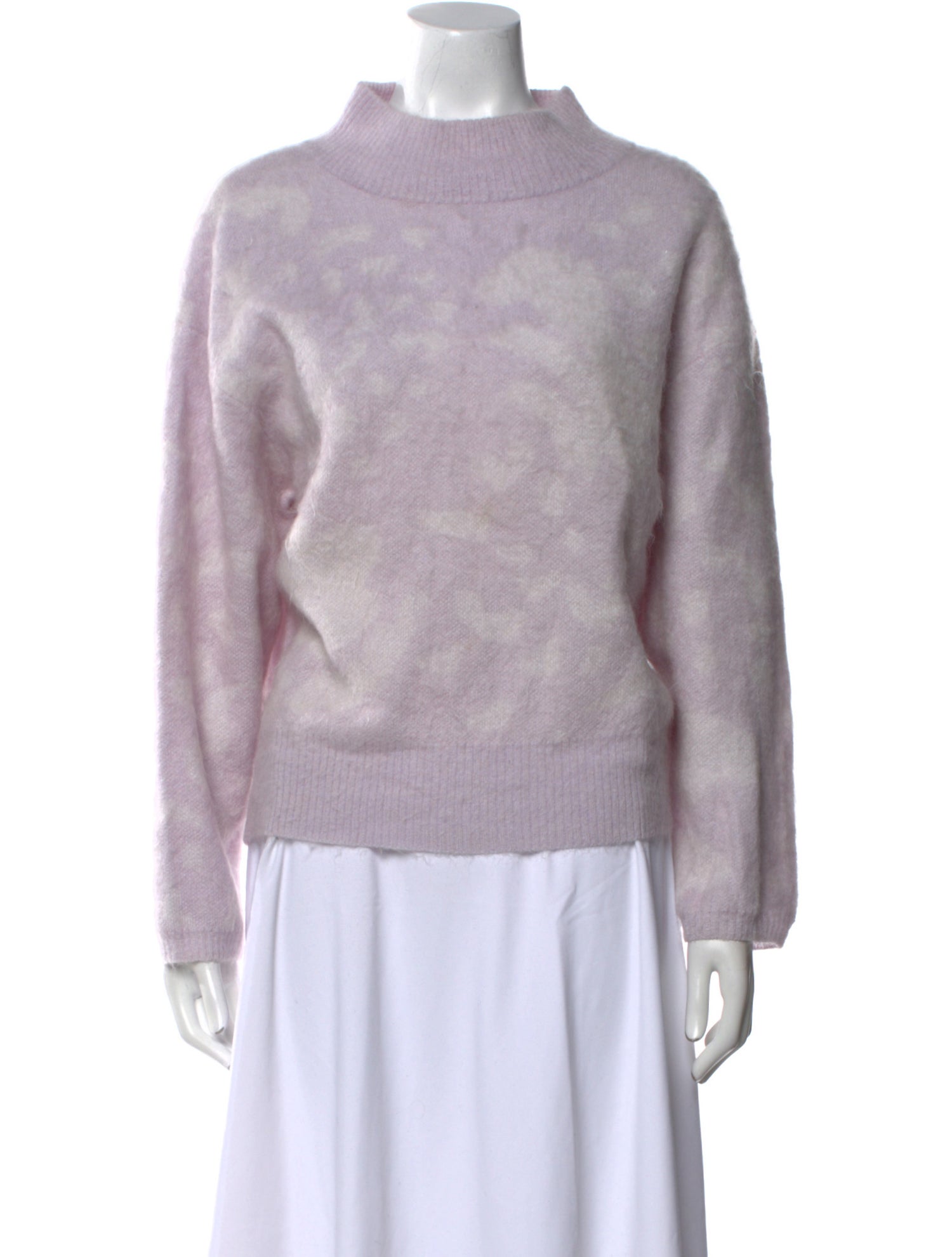 Issey Miyake Mohair Mock Neck Sweater