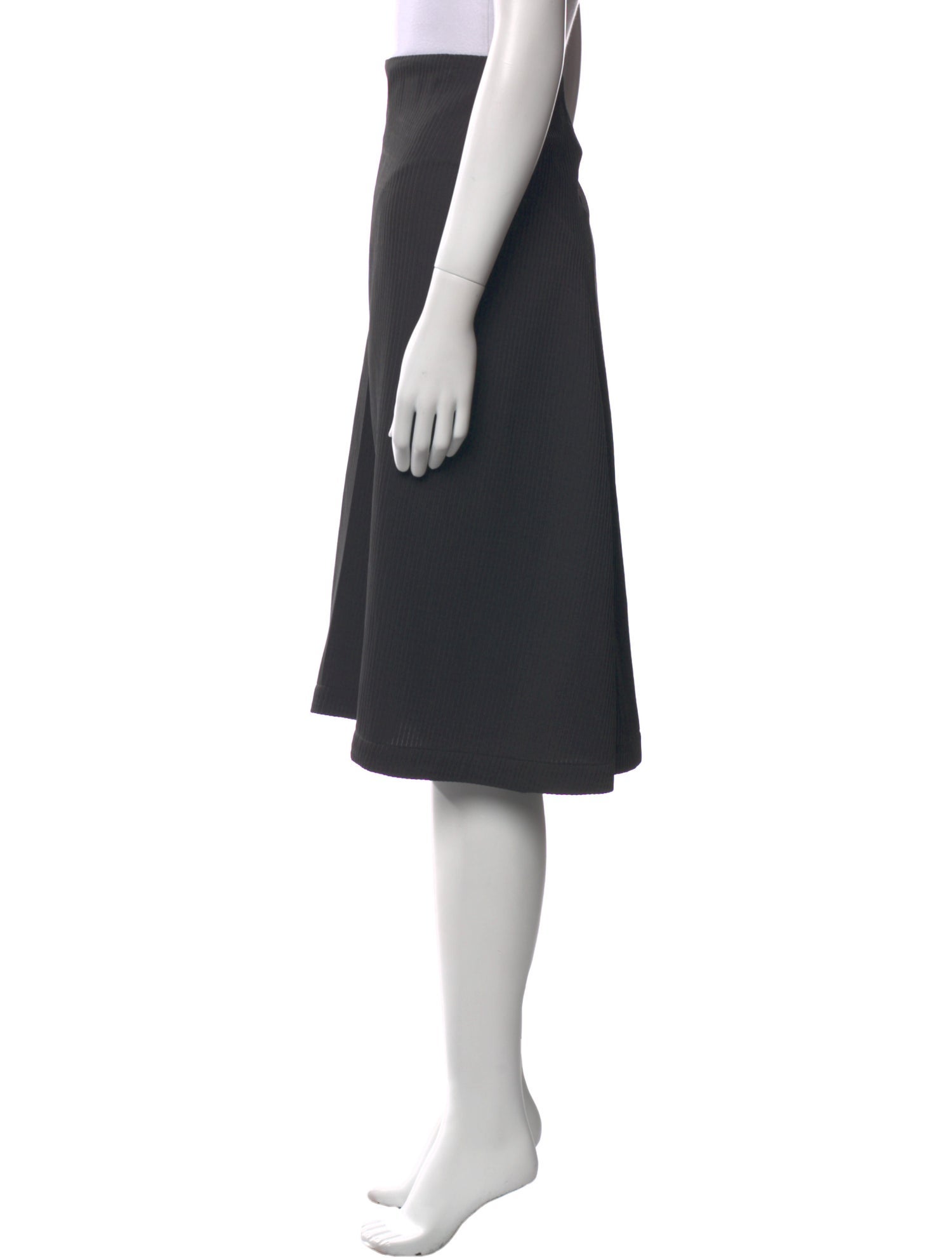 132 5. Issey Miyake Pleated Accents Knee-Length Skirt