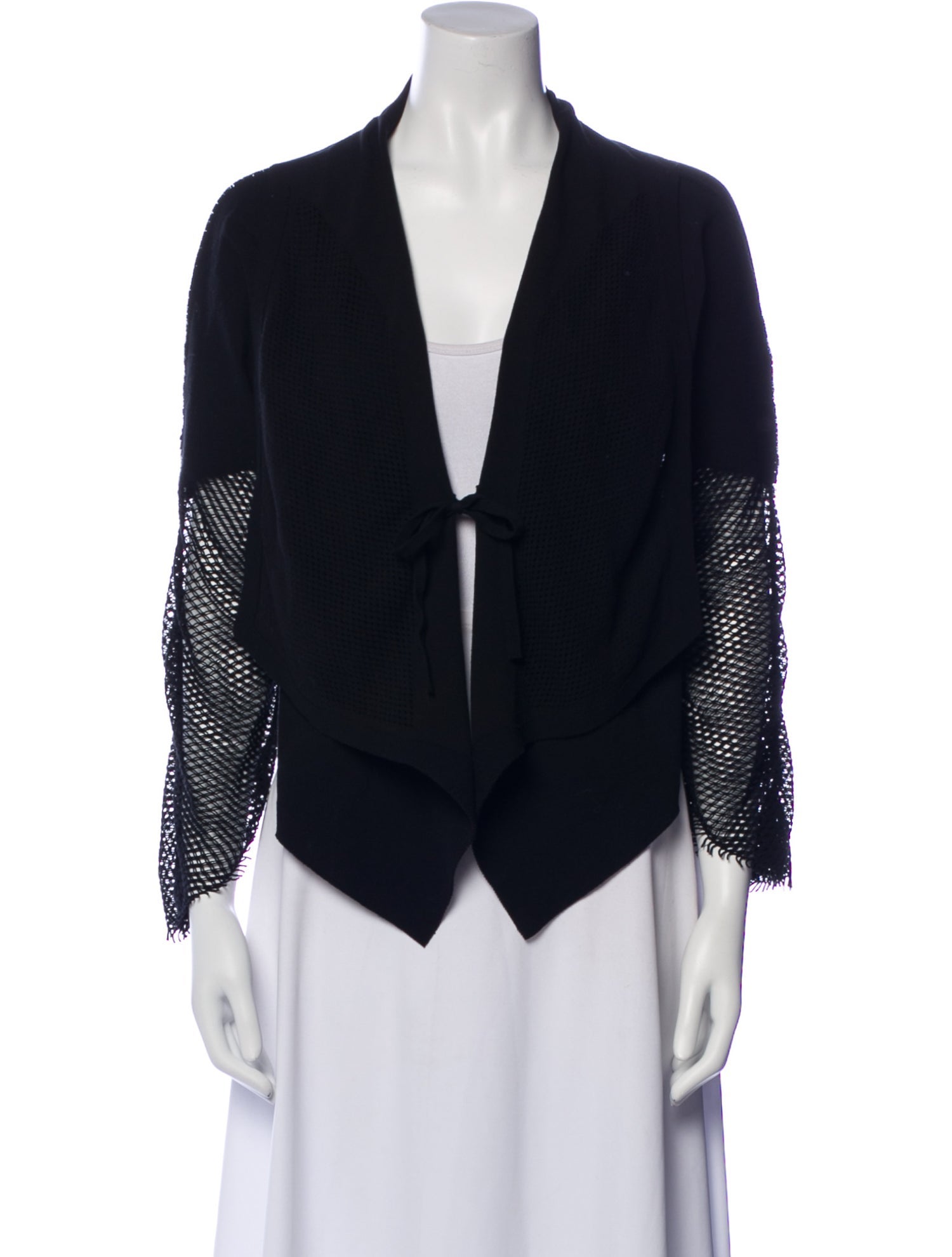 Issey Miyake Fete Open Front Sweater