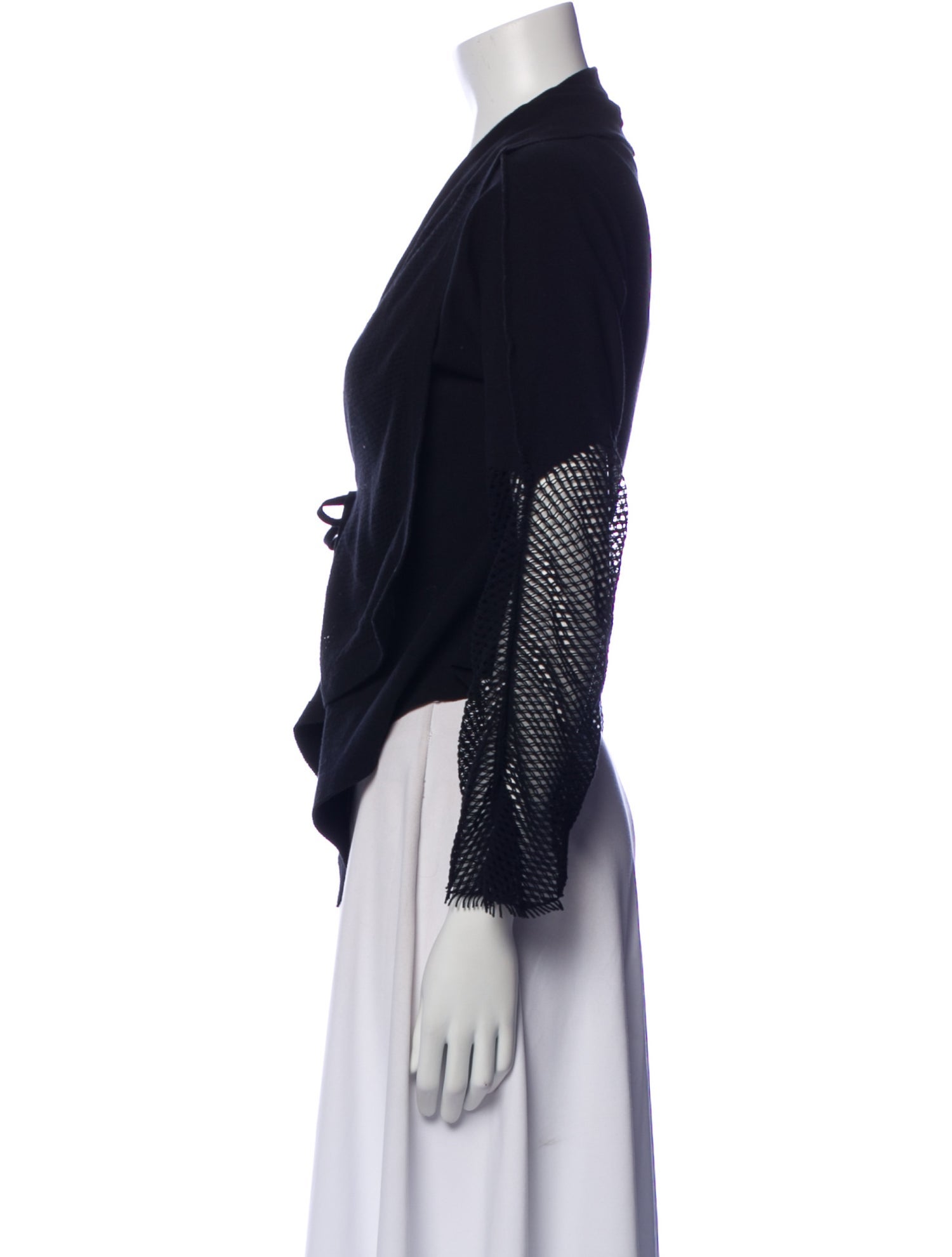 Issey Miyake Fete Open Front Sweater