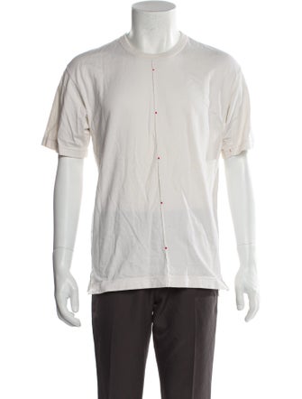 Issey Miyake Crew Neck Short Sleeve Henley