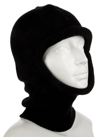 Issey Miyake knitted balaclava mask