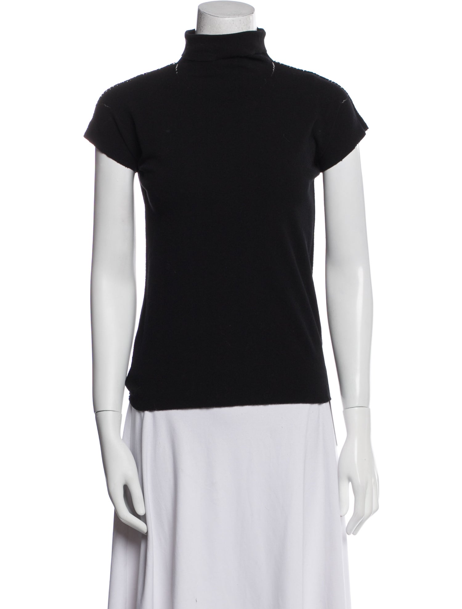 Issey Miyake Nylon Turtleneck Top