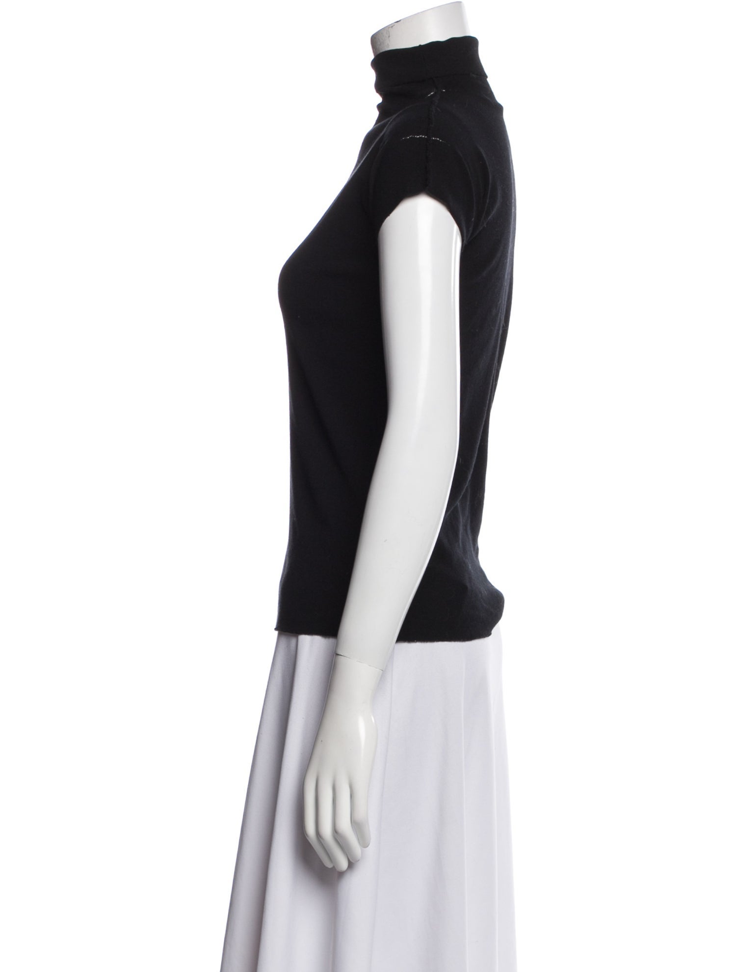 Issey Miyake Nylon Turtleneck Top
