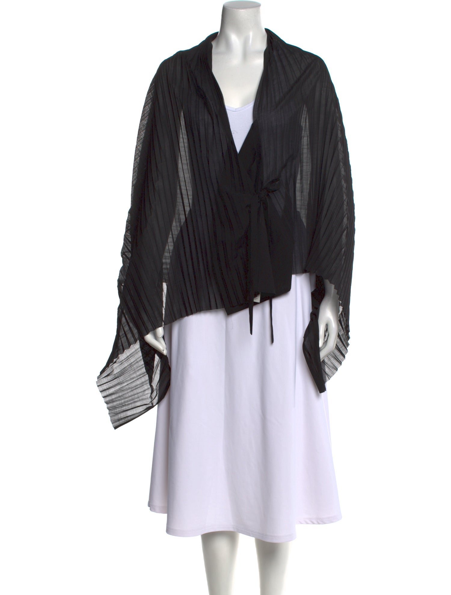 Issey Miyake Wool V-Neck Tunic