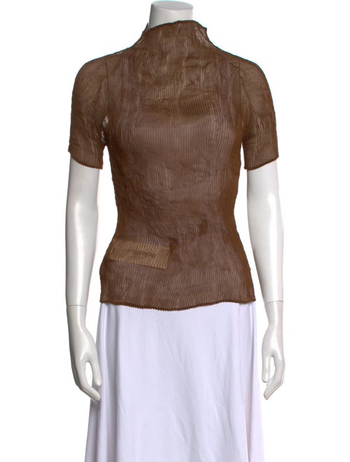 Issey Miyake 2022 Mock Neck Top