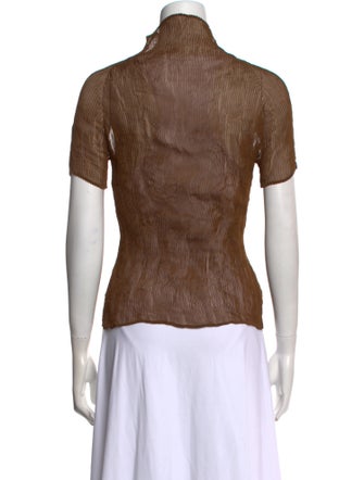 Issey Miyake 2022 Mock Neck Top