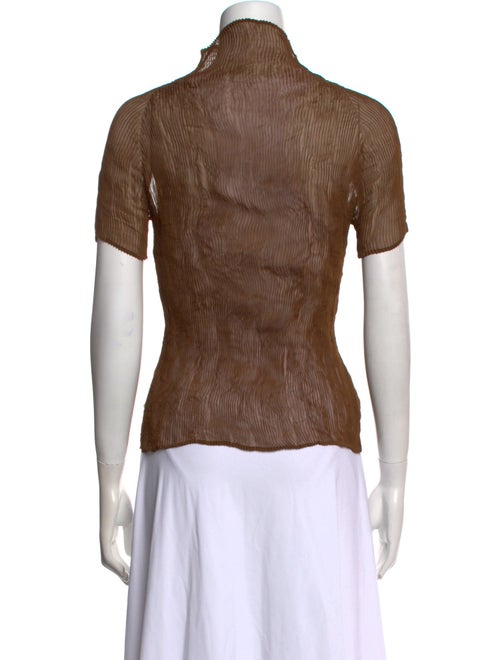 Issey Miyake 2022 Mock Neck Top