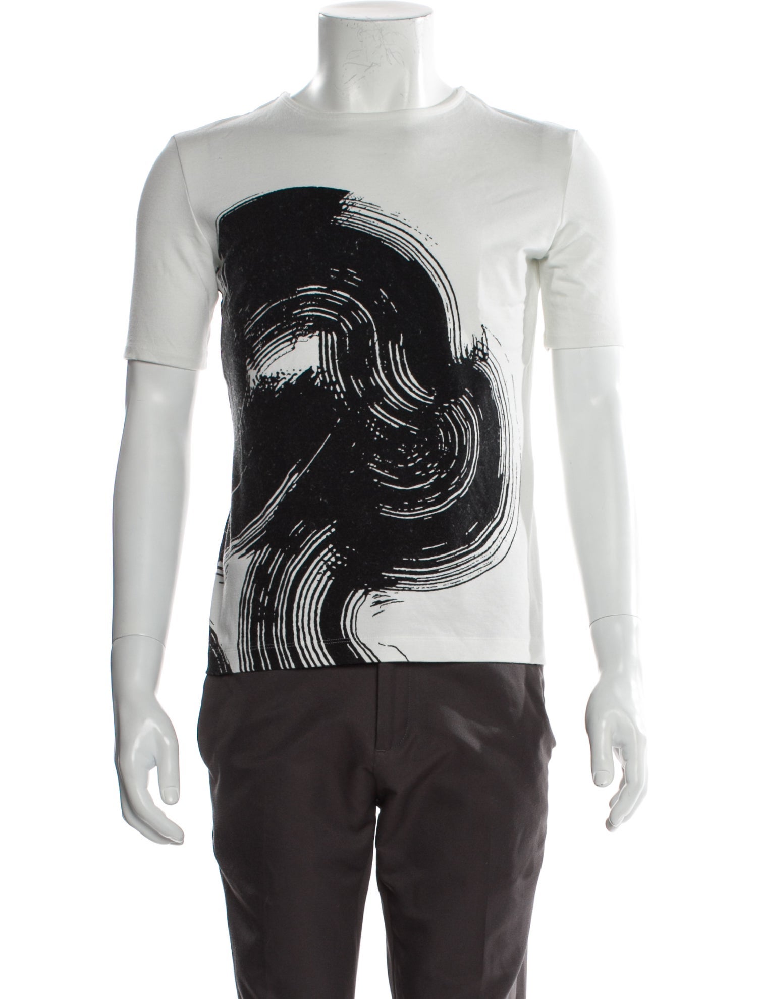 Issey Miyake Printed Crew Neck T-Shirt