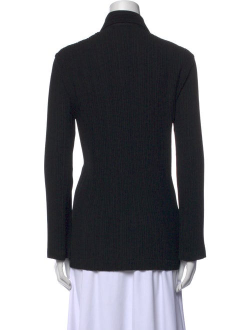 Issey Miyake Long Sleeve Button-Up Top