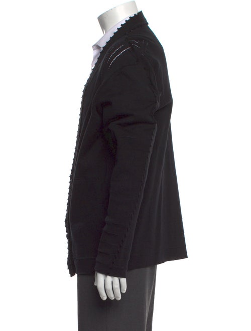 Issey Miyake Open Front Long Sleeve Cardigan